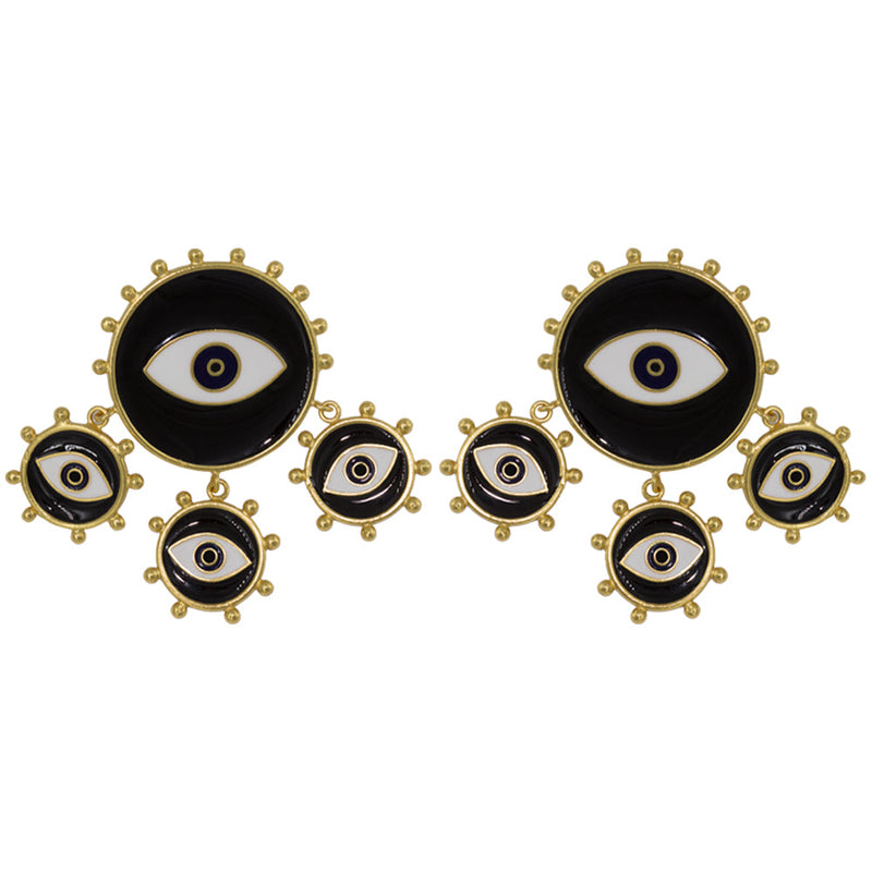 Aretes Triple Havana